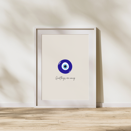 Great things are coming | Quote Print | Wall Art